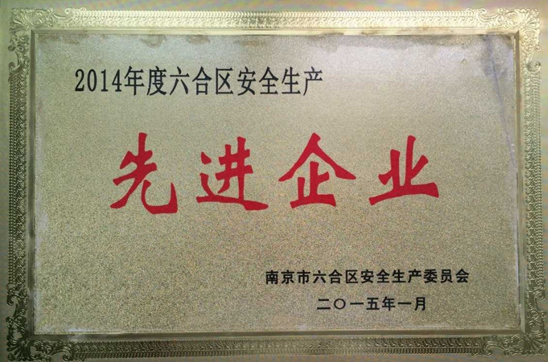 2015年安全生產(chǎn)先進(jìn)企業(yè)