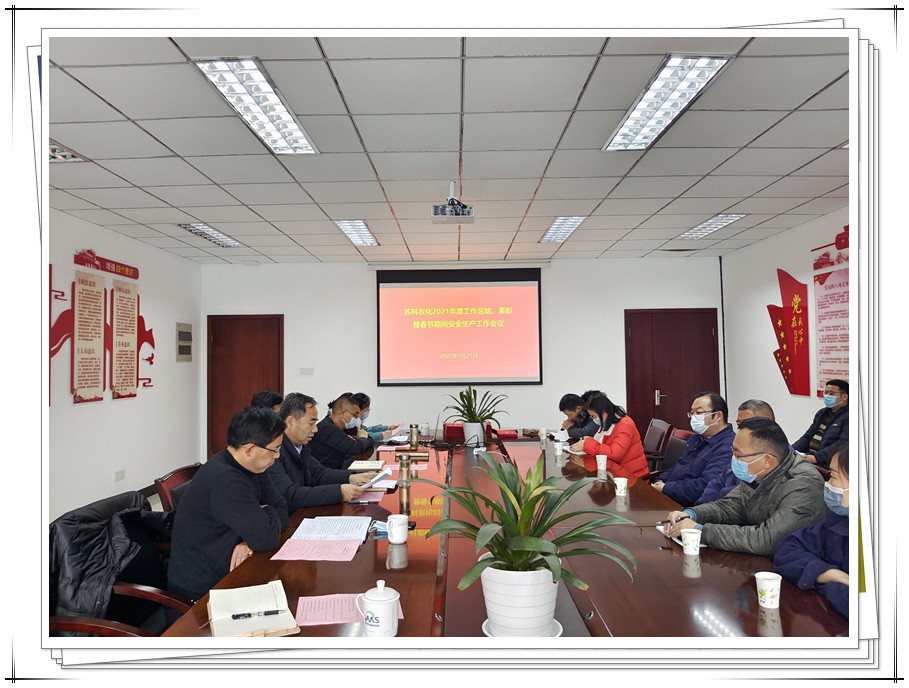 公司召開(kāi)年度工作總結、表彰暨春節期間安全生產(chǎn)工作會(huì )議